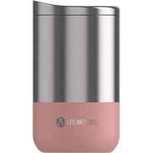 Defne Store Isı Yalıtımlı Çelik Termos Mug 350 ml Split Pink 3+ Yaş Pembe