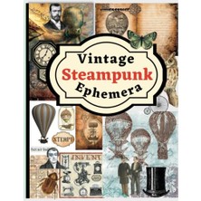 Defne Store Vintage Steampunk Ephemera Dekoratif Kâğıtları: 11X8.5,140 Old Photos