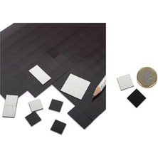Defne Store 2x2 cm Kare Kesimli 3m Etiket Magnet, Yapışkanlı, 90 Adet