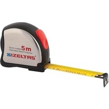 Defne Store Izeltaş Şerit Metre; Mıknatıslı Uç, Krom, 5 M, 19 Mm, Yüzeye Yapışan