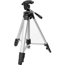 Defne Store Alüminyum Fotoğraf Tripodu; 44 CM–140 cm Yükseklik, 1/4 Inç Dişli, Eğilebilir Platform ve Üç Ayak | 1–77–201