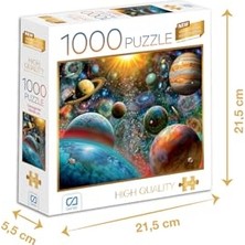 Defne Store Gezegenler 1000 Parça 2,2 mm Kalınlık 48X68 cm Hobi Yapbozu