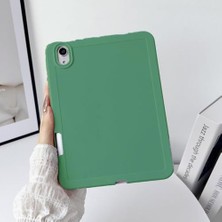 Defne Store iPad Air 11INÇ M4/m3/m2 Air 4/5. Nesil 10.9 Uyumlu Esnek Silikon Kılıf, Kalem Bölmeli, Arka Rubber Kapak