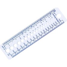 Defne Store Şiş Ölçer-Örgü Şişleri Ölçme Cetveli