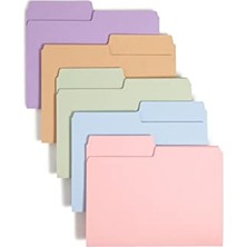 Defne Store Dosya Klasörü, Büyük Boy 1/2 Kesim Sekme, Harf Boyutu, Çeşitli Pastel Renkler, Kutu Başına 100 (11906)