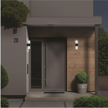 Defne Store Galata Çiftli Kafesli Aplik Bahçe Lambası 220V E27 IP54 UG-ZT-0274K
