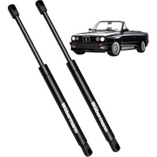Defne Store Bmw E30 Cabriolet 1986-1993 Için Sağ-Sol Bagaj Amortisörü Seti