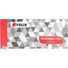 Defne Store Folix Numaralı Fiş Küçük Boy 36'lı Paket