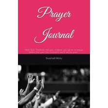 Defne Store Prayer Journal, Mark 11:24 Dua Günlüğü