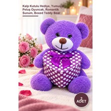 Yenilig 2 Adet Peluş Ayıcık – Kalp Kutulu Hediye, Yumuşak Peluş Oyuncak, Romantik Sunum, Boxed Teddy Bear