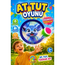 Yupulu At Yakala At Tut Figürlü Model Raket Cırtlı Top Yakalama Oyun Seti Eğlenceli Motivasyon Geliştirici Tenis Oyunu Catch Ball