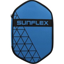 Defne Store Masa Tenisi Kılıfı; Dubleks, Siyah/mavi, 2 x Masa Tenisi Raketi ve Top Bölmesi Için Saklama Çantası, 6 x Masa Tenisi Topu, Dolgulu, Taşıma, Kir ve Hava Koşullarına Karşı Koruma