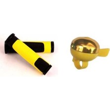 Defne Store Bisiklet Elcik&zil Seti Sarı