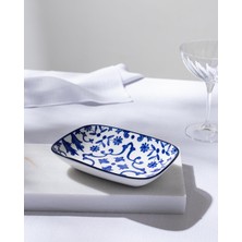 Bg Reve Bleu Ellis Tabak - 17 cm - Mavi/beyaz