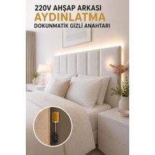 Defne Store Ahşap-Mermer Arkası 220V Dokunmatik Sensör Anahtarı