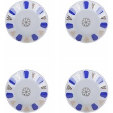Bg Mavi Yaldız Çay Tabağı 11CM 4 Lü 04POR005232 4129600000970