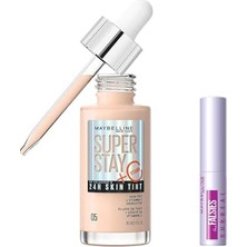 Defne Store 05 Super Stay Skin Tint Fondöten ve 4.7 ml Mini Falsies Surreal Maskara Seti