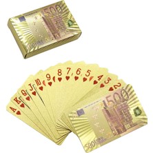 Bg Gold Euro Iskambil Kağıdı Kaygan Plastik Su Geçirmez Oyun Kağıdı CIN461SR