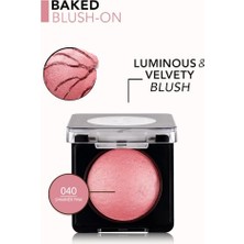 Defne Store Baked Blush-On Yüksek Pigmentli, Doğal Işıltılı Fırınlanmış Allık
