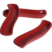 Bg 3 Adet 18 cm Kırmızı Ivory Zeytinlik