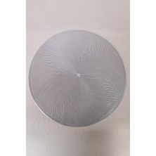 Bg 6’lı Amerikan Servisi Supla Yuvarlak Gümüş 38 cm THN76947 C1-1-18