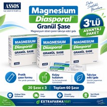 Assos Magnesium Diasporal Granül Şase 3lü Avantaj Paketi
