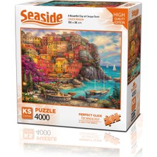 Bg 23506 A Beautiful Day At Cinque Terre 4000 Parça Puzzle 136X96 cm