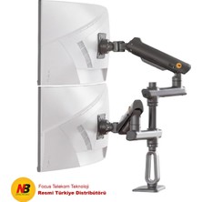 Bg North Bayou D9C 27-50 Inch Çift Kol 2-20 kg Vesa Uyumlu Profesyonel Monitör Standı