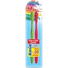 Defne Store Basic Diş Fırçası, 2'li Set, Orta Sertlik