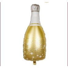 Bg Gold Renkli 100X49 cm Büyük Boy Şampanya Şişesi Folyo Balon Bride To Be Bekarlığa Veda
