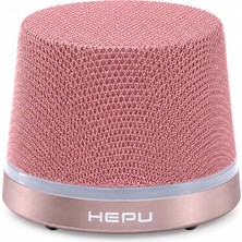 Bg HP-MS01P Manyetik Bluetooth Hoparlör Telefon Standlı Kablosuz Hoparlör Bluetooth 5.3 Tws Stereo, 360° Ses Efekti, Rgb LED Işıklı Type-C Şarjlı Taşınabilir Hoparlör Pembe