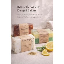 Defne Store Saç ve Saç Derisi Bakımı Için Onarıcı Doğal Sabun Seti, Kepek Karşıtı, Sidr Kantaron Biberiye Limon