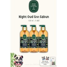Defne Store 3'lü Night Oud Doğal Zeytinyağlı Sıvı Sabun 500 ml ve Rosıe
