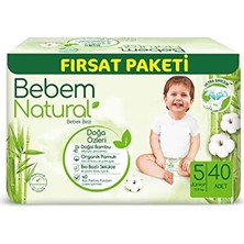 Defne Store Natural Bebek Bezi Junior 5 Beden Fırsat Paketi 40 Adet