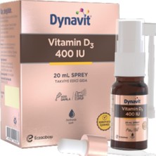 Bg Vitamin D3 400 Iu (25MCG) 20 ml Sprey - Bağışıklık & Kas & Kemik - D3 Vitamini