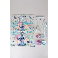 Defne Store Stitch 15 Parça Kırtasiye Seti; Çıtçıt Dosya, Silgili Kurşun Kalem ve Roket Silgi