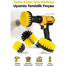 Bg Matkap Ucuna Takılan Temizlik Fırça Seti