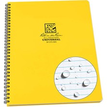 Defne Store Universal Maxi Defter, Yan Spiral Ciltli, Beyaz/sarı, 8.5 x 11