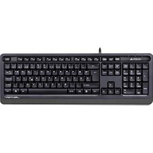 Defne Store A4 Tech FK10 F USB Türkçe Fn-Multimedya Siyah/gri Klavye