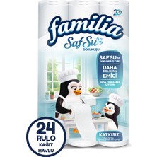 Familia Saf Su Dokunuşu Kağıt Havlu 12 Rulo x 2 Adet