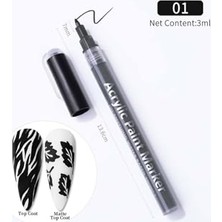 Defne Store Siyah Nail Art Çizim Kalemi 53542-2 2341