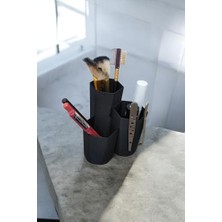 Defne Store Düzenleyici; Makyaj Organizer ve Fırçalık Çok Amaçlı Siyah, QW3VQ23