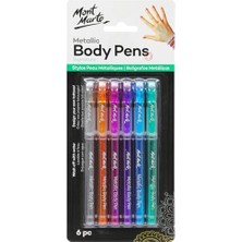 Defne Store mm Metalik Vücut Kalemleri 6 Parça