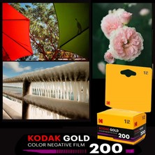 Store Kodak GOLD200 Kart 35MM 36 Poz Renkli Negatif Analog Fotoğraf Filmi (135) Iso 200 Gün Işığı Retro 1980S