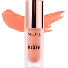 Prime Cosmetics Blush Nemlendirici Etkili Likit Allık - 10 Peach (Işıltılı)