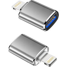 Store Lightning To USB Type C Dönüştürücü Adaptör Lightning Erkek, USB Dişi Otg Adaptör, Apple Iphone iPad ile Uyumlu, Kamera Kart Okuyucu, USB Flash Sürücü (Karışık Renk)