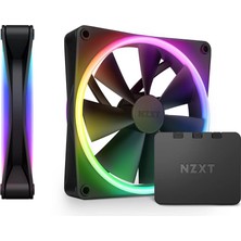 Store F140 Rgb Ikili Paket – 2 x 140 mm Çift Taraflı Rgb Fan, Rgb Denetleyicili – 20 Ayrı Ayrı Adreslenebilir LED – Dengeli Hava Akışı ve Statik Baskı – Siyah