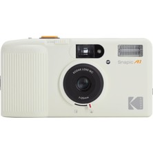 Store Kodak Snapic A1 35 mm Film Kamera, 35 Mm, Yeniden Kullanılabilir, 2 Bölgeli Odak, Hafif, Kompakt (Fildişi Beyazı) (Film ve Aaa Pil Dahil Değildir)
