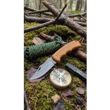Defne Store Kamp Çakısı: Sarı Plastik Saplı - Yüksek Performanslı, Ergonomik ve Çok Yönlü Outdoor Macera Dostu