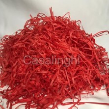 Defne Store Kırmızı Pelür Kağıt Kırpıntısı Hediye Kutusu Dolgusu Kırpıntı Dekoratif Ambalaj, 50 Gram